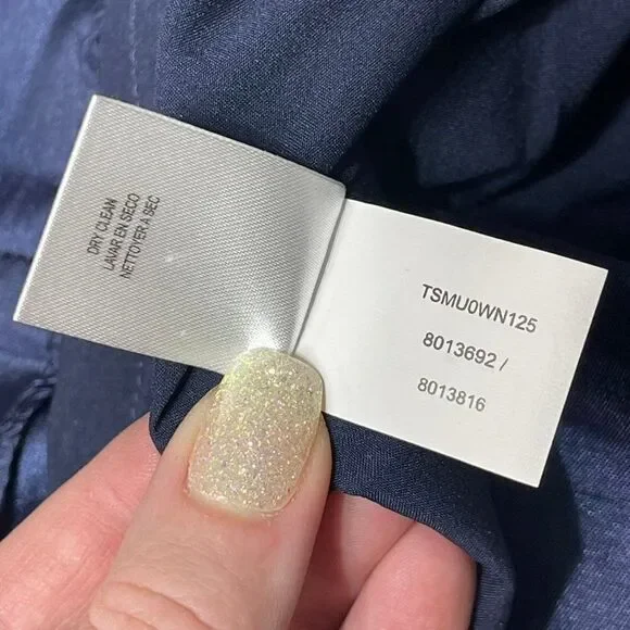 Tahari Satin Sleeveless Shift Dress Baby Blue Size 4 - Picture 10 of 10